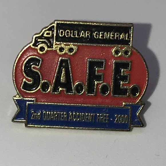 Vintage Dollar General Safe Pin - Picture 1 of 3